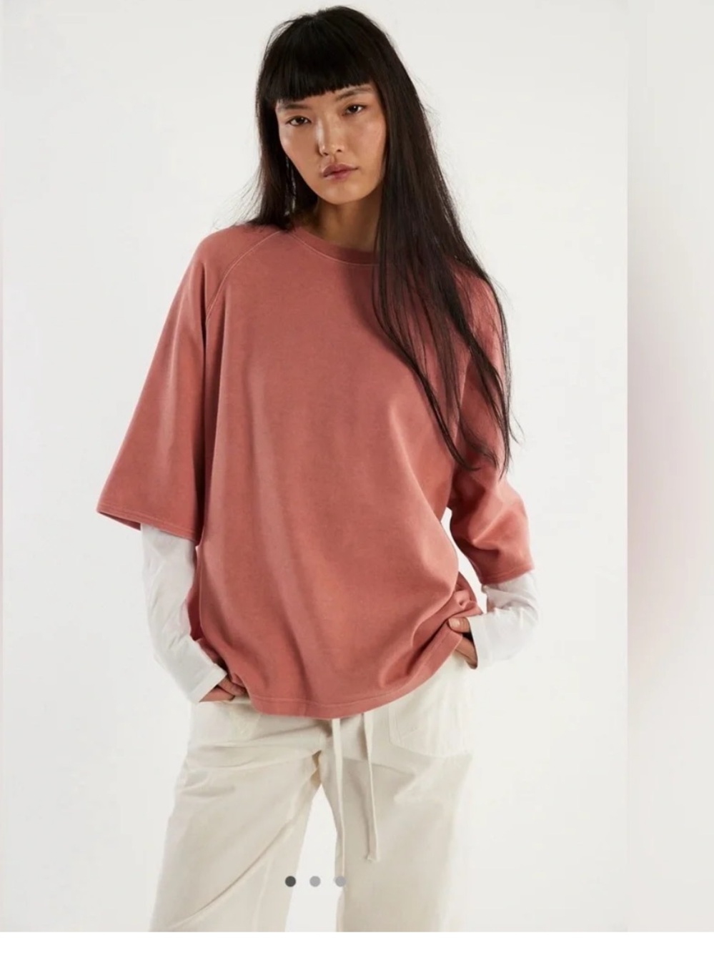 free People We The Free Joah Tee In Cedarwood NWT Size XS